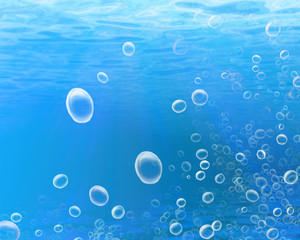 Ocean floor and surface