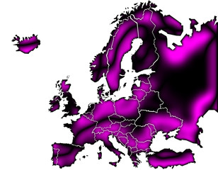 Obraz premium Carte Europe