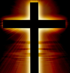 Glowing cross