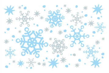 white snow background