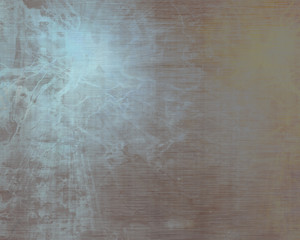 Brushed alluminium metal plate with reflection