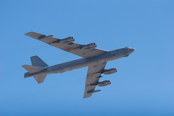 B-52 heavy bomber jet airplane