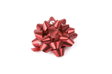 Isolated red Christmas decoration bow