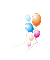 multicolored baloons