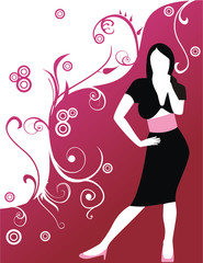 illustration woman fashion