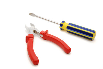 Screw-driver and the edging tool