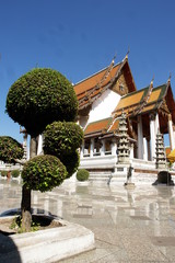 wat suthat, bangkok, thailande