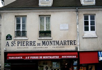 Fototapeta na wymiar montmartre