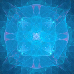 Obraz premium Futuristic abstract geometric cold background