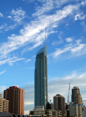 Fototapeta na wymiar Q1 Skyscraper Gold Coast Australia