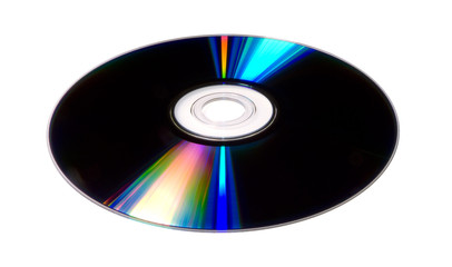 Fototapeta premium Computer disk isolated on a white background