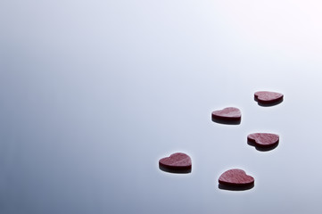 Some decorative hearts