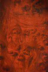 close-up of rough grooved artificial wooden background