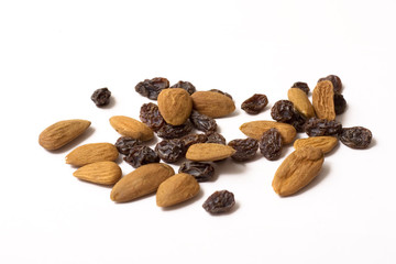 almonds & raisins