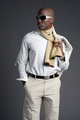 Fashionable African American Male