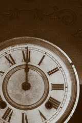 Fototapeta na wymiar Antique Clock Face