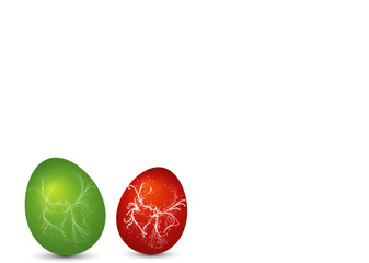 deux oeufs de pâques