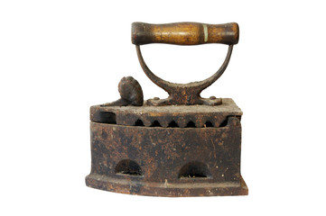 Old vintage flat-iron