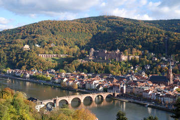 Romantic Heidelberg in Autumn