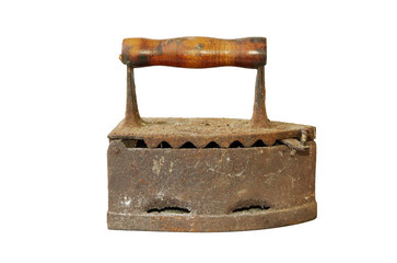 Old vintage flat-iron