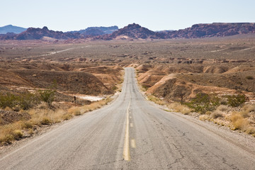 Road in Valley of fire