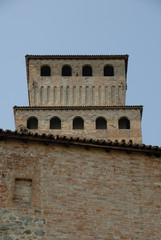 Fototapeta premium Torrechiara (PR) - borgo medievale