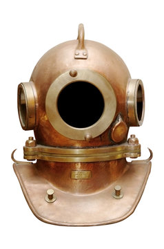 Old diving helmet