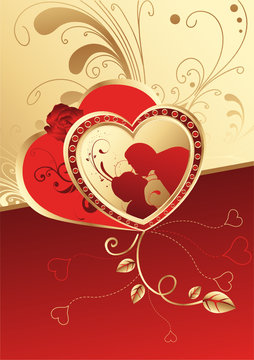 Valentinstag Hintergrund Herz