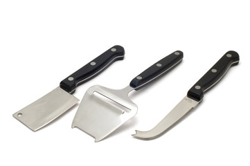 object on white - kitchen utensil - kitchen knife for cheese
