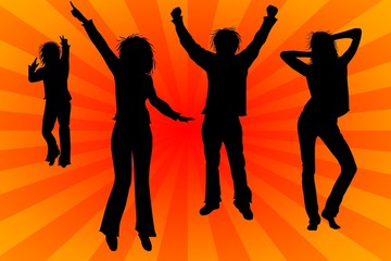 party silhouetten