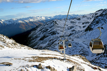 panorama view with gondola lift