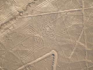 Fotobehang Nazca Lines Peruvian Desert © Jgz