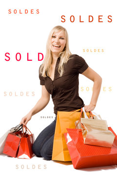femme et shopping