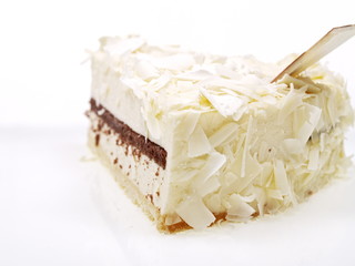 weißer schokoladenkuchen