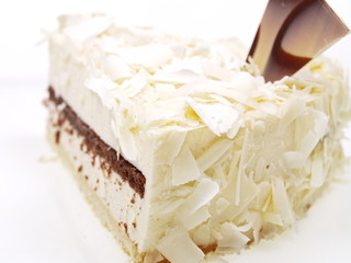 weißer schokoladenkuchen