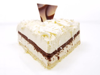 weißer schokoladenkuchen