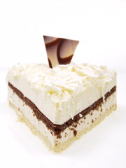 weißer schokoladenkuchen