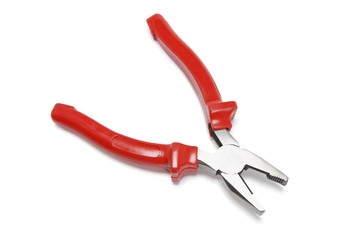 Plier on white background