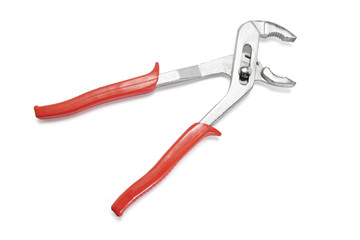 Wrench on white background