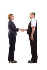 Business handshake