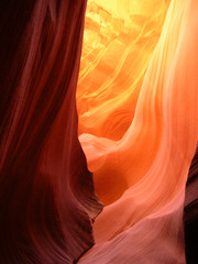 slot canyon texture and color