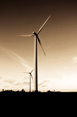 Obraz premium wind power turbine