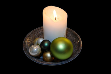 Candle decoration setup