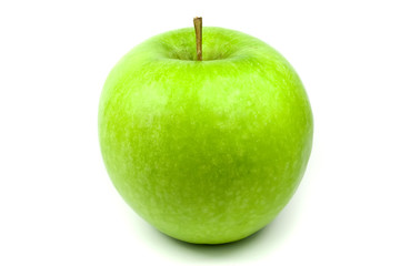 Green apple isolated on white background