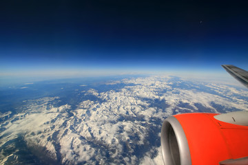 Mountains from the plane