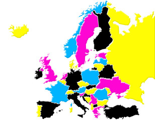 Carte Europe 