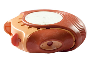 Orange metered-dose inhaler for medication of asthma medicine