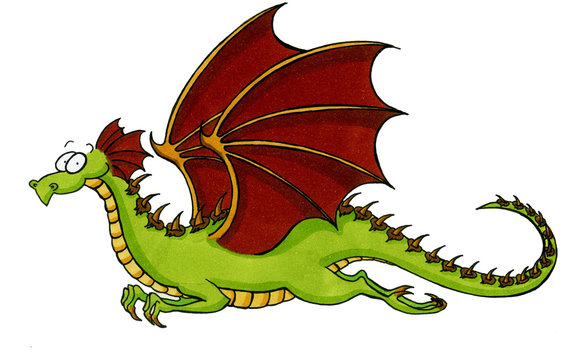 Drache fliegend