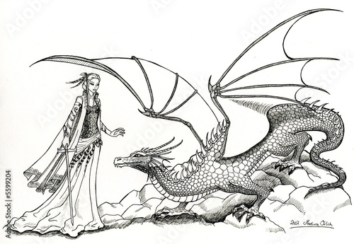 Elfe und Drache\ Elfe und Drache\