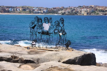 Bondi beach art